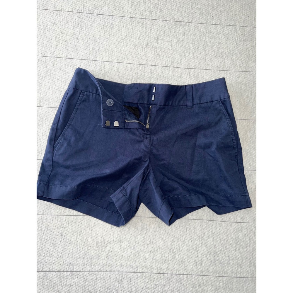 Loft Outlet Navy Blue Chino Shorts Juniors Size 00 NWT‎ 22274687